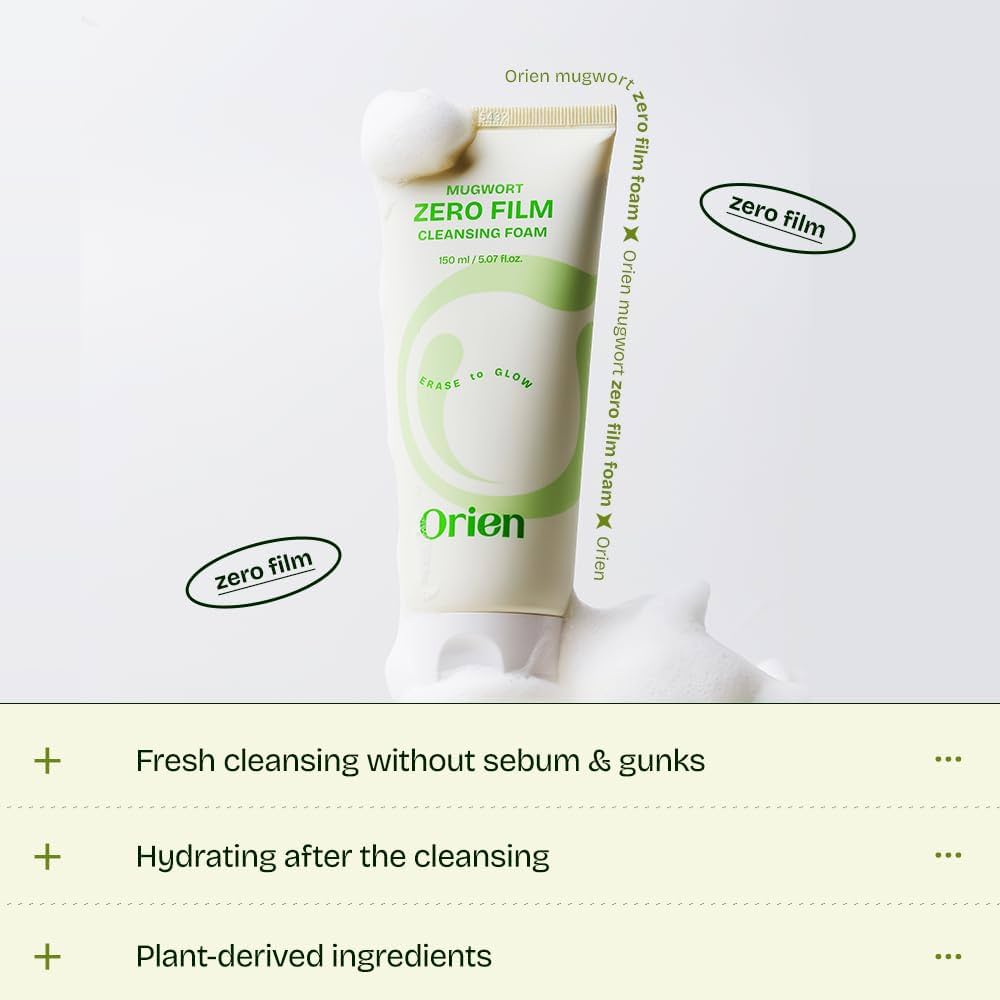 Orien Mugwort Zero Film Cleansing Foam